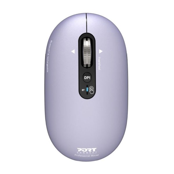 Port Connect PURE MAC Rechargeable Wireless and Bluetooth Mouse