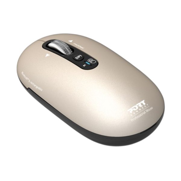 Port Connect PURE MAC Rechargeable Wireless and Bluetooth Mouse