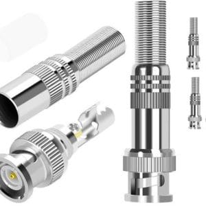 Securnix RG59 Screw Spring BNC Connectors