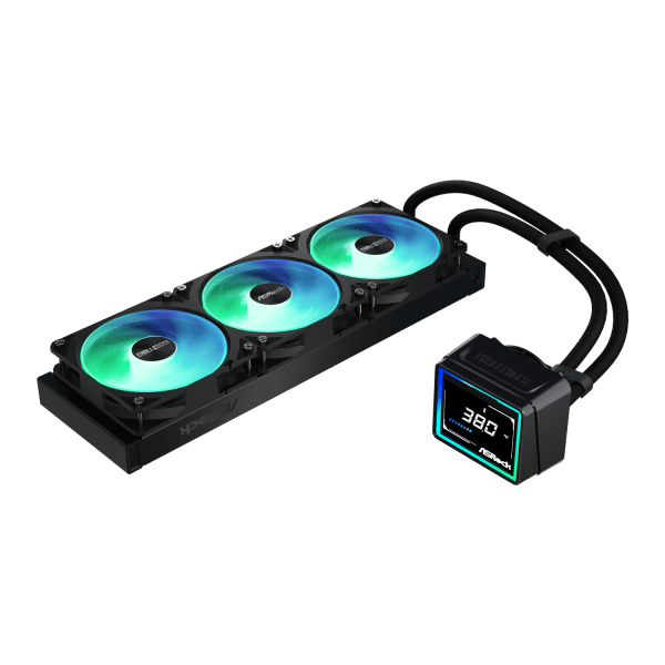 ASRock Challenger 360 Digital AIO Liquid Cooler - Black