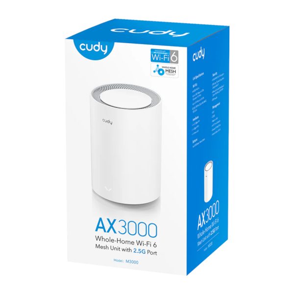 Cudy AX3000 Wi Fi 6 Mesh Kit White