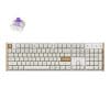 Keychron K10 HE Special Edition Full-size Hot-Swap Gateron Dbl-Rail Nebula Switch RGB Wireless Keyboard - White (Wood + Al)