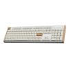 Keychron K10 HE Special Edition Full-size Hot-Swap Gateron Dbl-Rail Nebula Switch RGB Wireless Keyboard - White (Wood + Al)