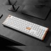 Keychron K10 HE Special Edition Full-size Hot-Swap Gateron Dbl-Rail Nebula Switch RGB Wireless Keyboard - White (Wood + Al)