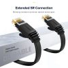 UGREEN NW102 Cat6 U/UTP Flat Ethernet Cable Black