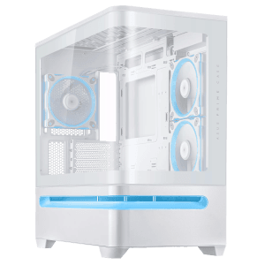 ASUS Prime AP202 ARGB mATX White Chassis
