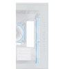 ASUS Prime AP202 ARGB mATX White Chassis