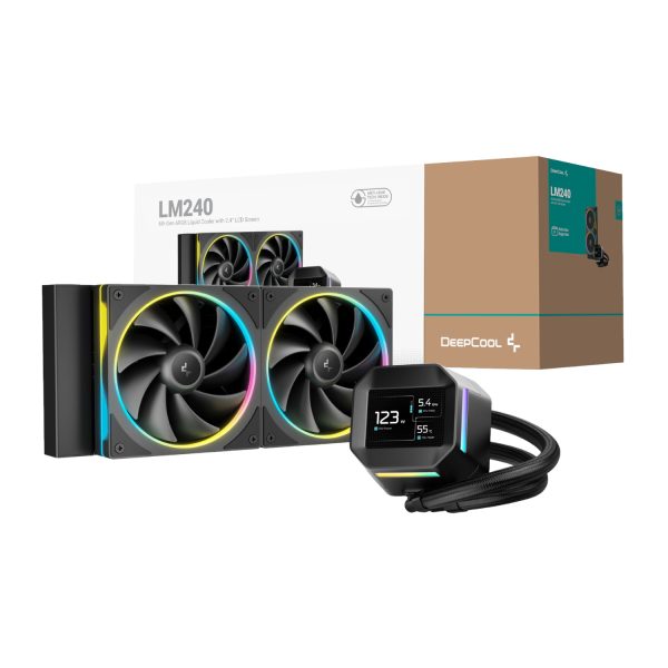 DeepCool LM240 ARGB 240mm AiO CPU Liquid Cooler