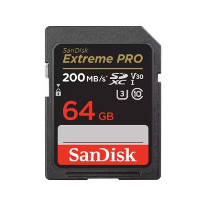 SanDisk Extreme Pro SD UHS I Card for 4K Video