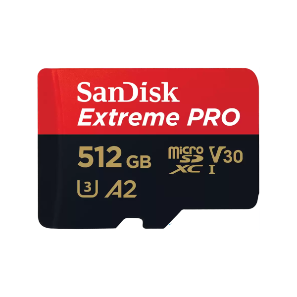 Sandisk Extreme Pro 512GB 4K Video microSDXC Card