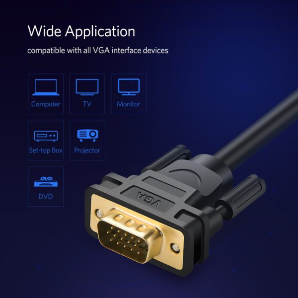 VG101-11630_UGreen-VGA-Cable-1.5M_wr_06a UGREEN VG101 VGA Male to Male Cable