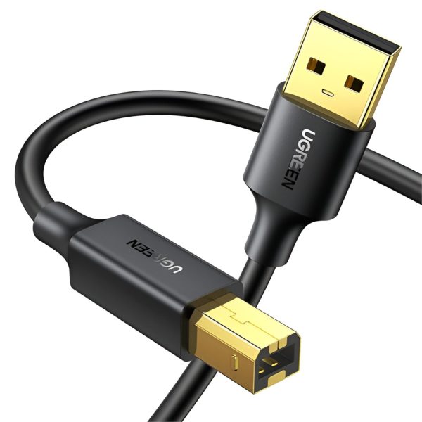 UGREEN US135 USB 2.0 to USB B Printer Cable, 480Mbps